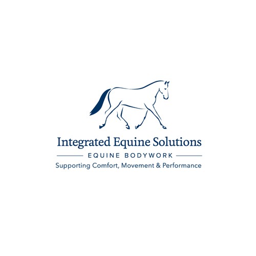 Horse design with the title 'Integrated Equine Solutions'