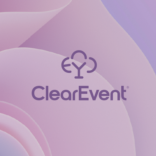 Tree logo with the title 'ClearEvent'