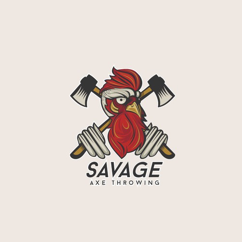 Rooster logo with the title 'SAVAGE'