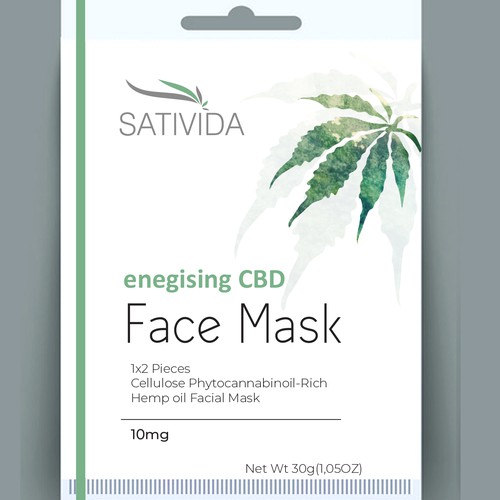 Painted packaging with the title 'product package contest entry'