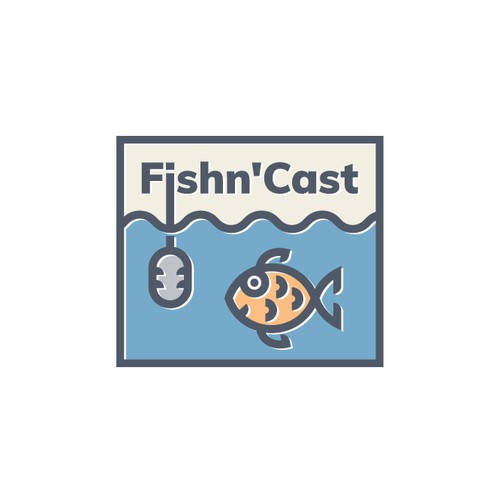 Microphone design with the title 'Fishn'Cast'