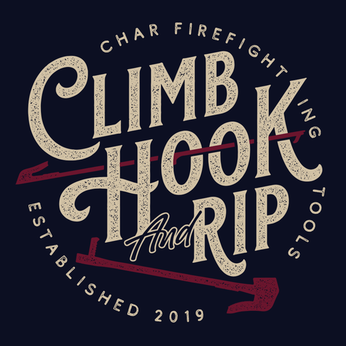 Firefighter design with the title 'Firefighting'