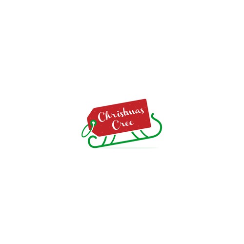Christmas logo with the title 'e-commerce website logo'