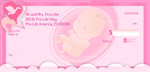 Print illustration with the title 'Cheque designs'