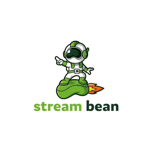 Bean design with the title 'stream bean'