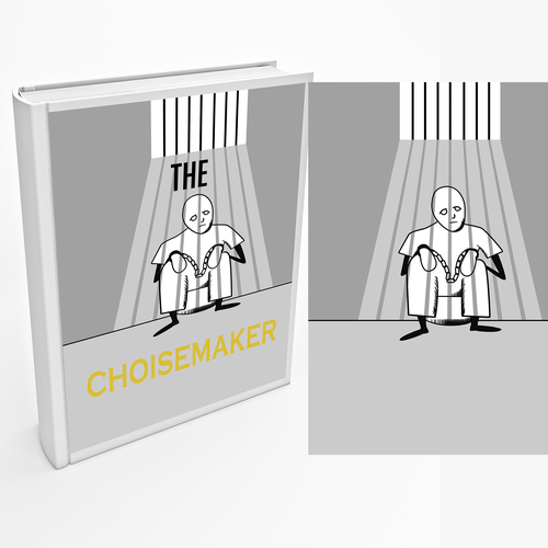 Prison design with the title 'book cover - going into prison'