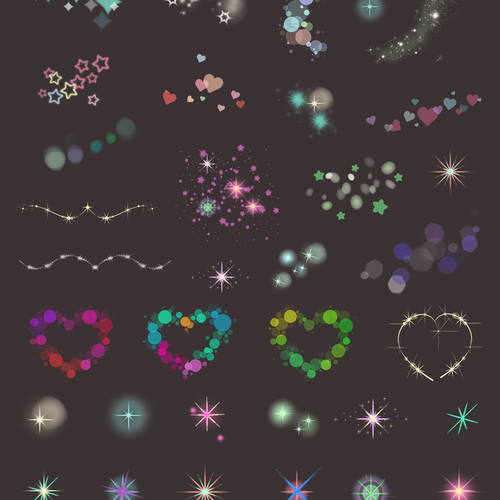 Light artwork with the title 'sparkling'