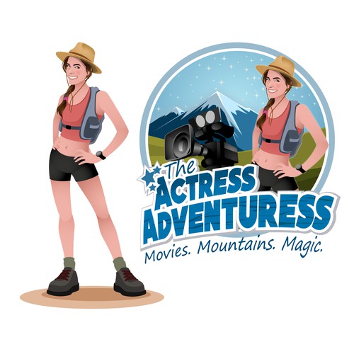 Activity design with the title 'Logo & Character illustration'