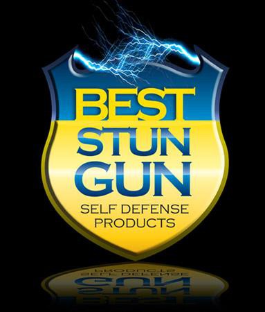 Shield design with the title 'Logo for Ecommerce Site Sell Stun Gun'