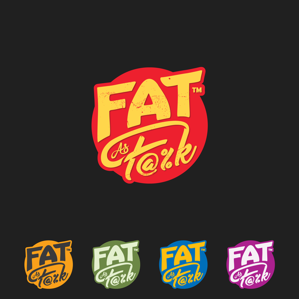 Fat logo with the title 'Fat as F#%k'