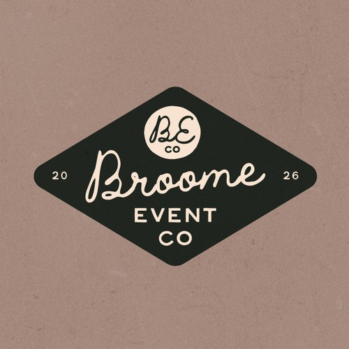 Logo with the title 'Logo Concept for Broome Event Co. '