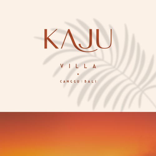 Mystical logo with the title 'Kaju'