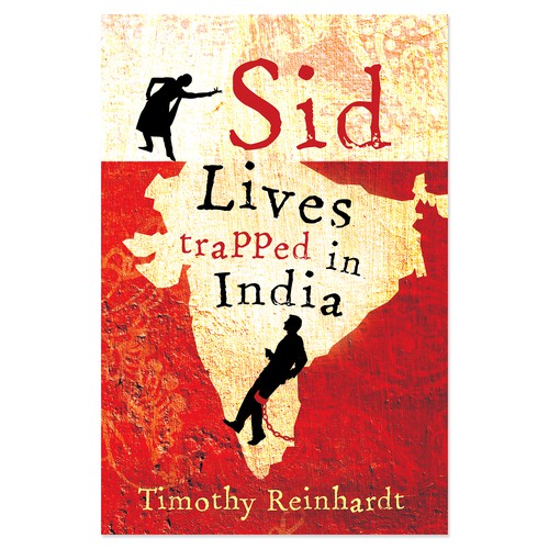 Comedy book cover with the title 'Book cover for "Sid Lives Trapped in India"'