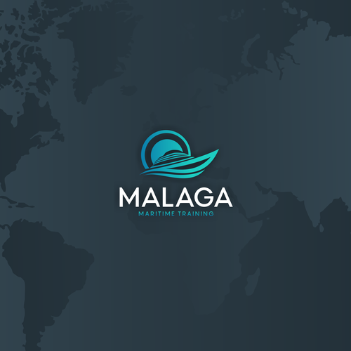 Maritime logo with the title 'Malaga Maritime Training'
