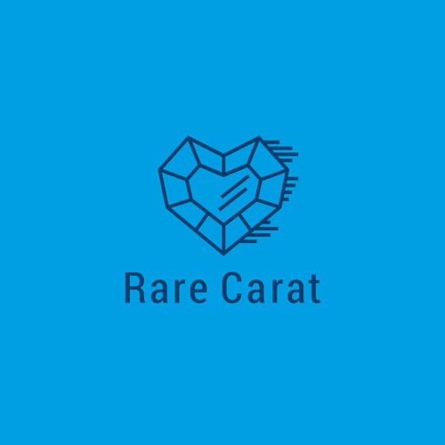 Jewelry design with the title 'Rare Carat'