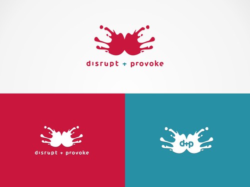 Splatter design with the title 'Disrupt & Provoke'