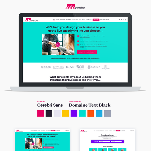 Colorful website with the title 'Numbers Matter'