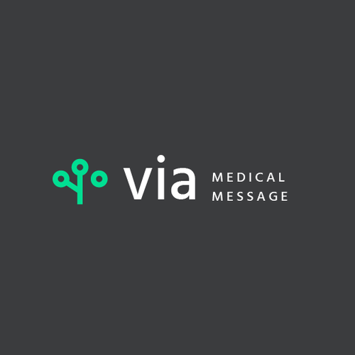 Massage logo with the title 'Via Medical Massage'