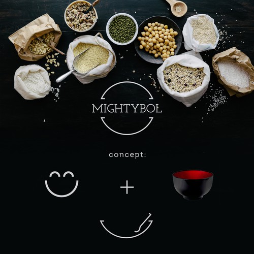 Grain logo with the title 'Logo for an organic food company'