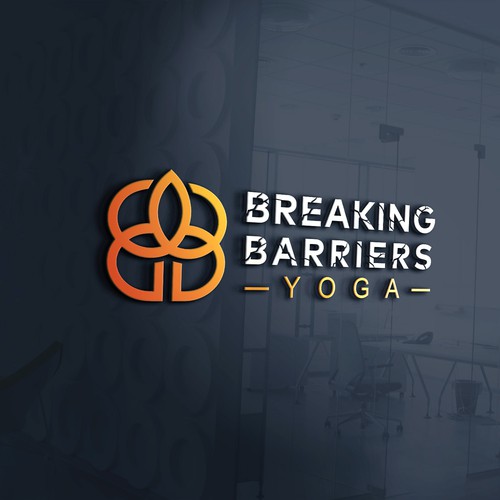 Lotus logo with the title 'Logo for yoga studio'