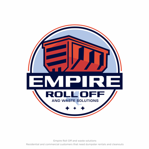 Waste logo with the title 'empire roll of and waste'