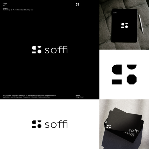 Productivity logo with the title 'Soffi (AI Collobation Building Tool) Logo'