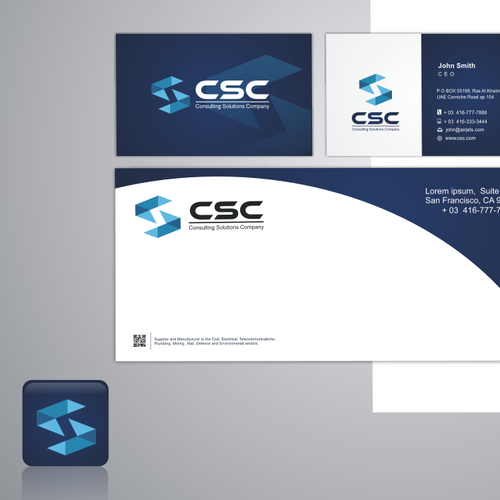 Company brand with the title 'CSC Logo'