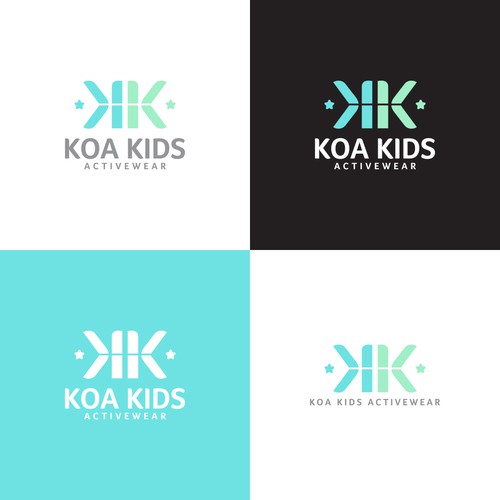 Activewear logo with the title 'Koa Kids'