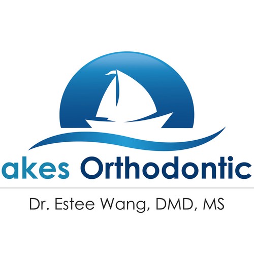 Lake logo with the title 'Lakes Orthodontics'