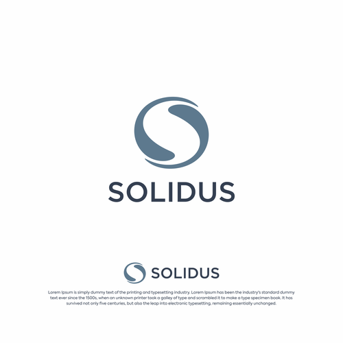 Keyboard design with the title 'SOLIDUS logo'