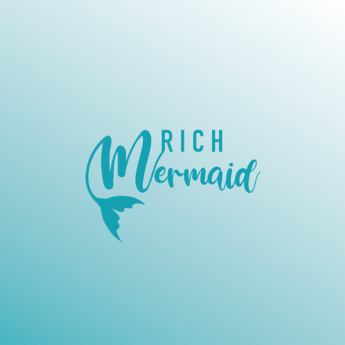 Mermaid logo with the title 'Logo for a brand of bath products'