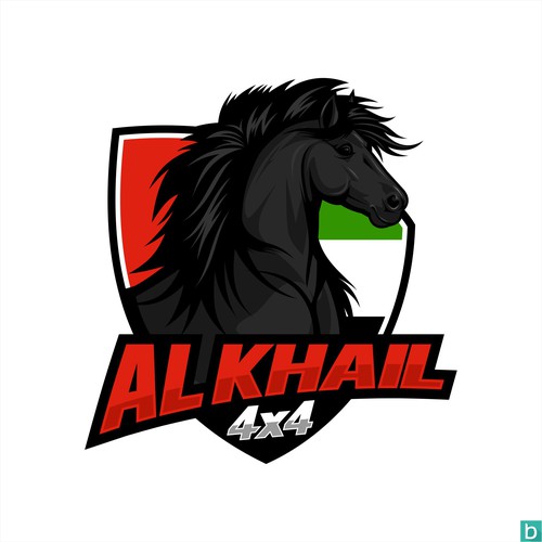 Horse head logo with the title 'Al Khail '