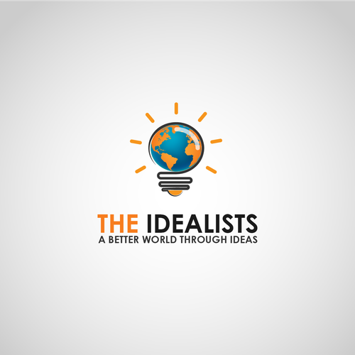 Earth brand with the title 'logofor the idealists company'