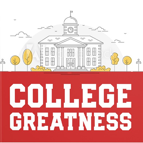 College book cover with the title 'College Greatness'