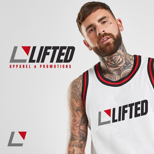 Sportswear logo with the title 'Logo Concept for Sports Apparel Company'