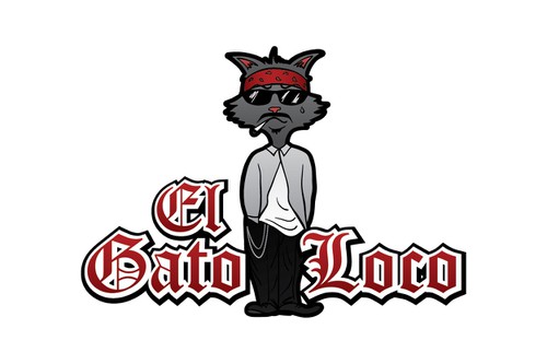 Cantina logo with the title '"EL Gato Loco"'