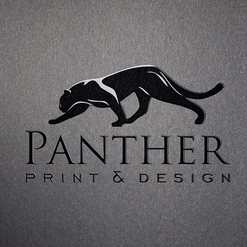 Black panther logo with the title 'Help Panther with a new logo'