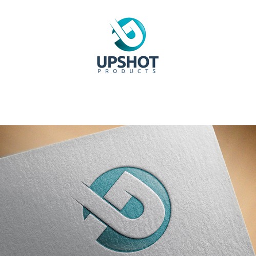 Trend logo with the title 'UPSHOT logo design'