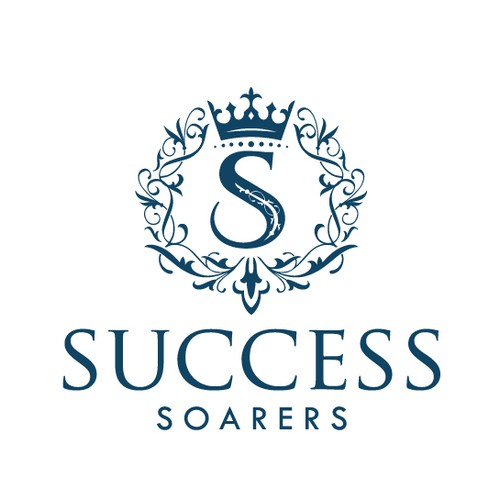 Crown logo with the title 'A elegant logo of Success Soarers'