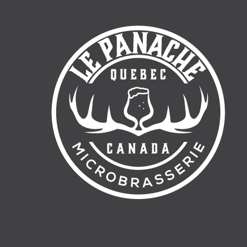 Brewery logo with the title 'Le panache Brewery'