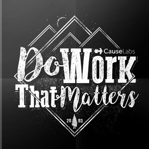 Calligraphy design with the title 'Do work That Matters'