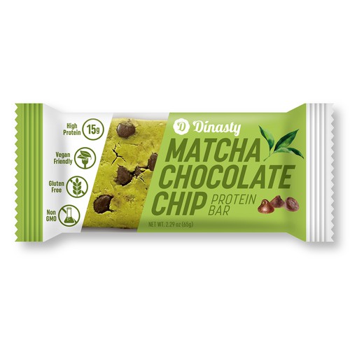 Protein bar packaging with the title 'Package concept for protein bar'