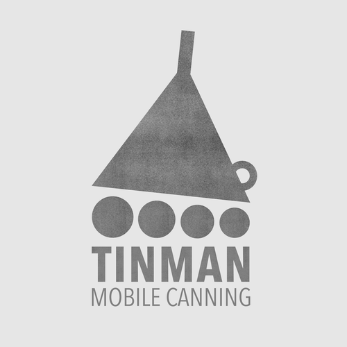 Rugged logo with the title 'Rugged Logo Concept for Tinman Mobile Canning'