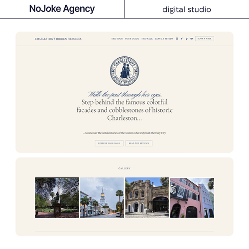 Travel design with the title '5-hour Squarespace Website Launch for Guided Tours'