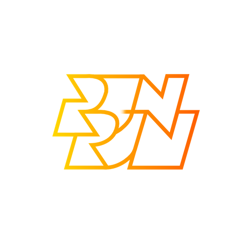 Outline logo with the title 'Modern logo for an online sports magazine'