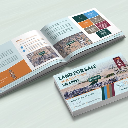 Land design with the title 'Brand Real Estate Design'