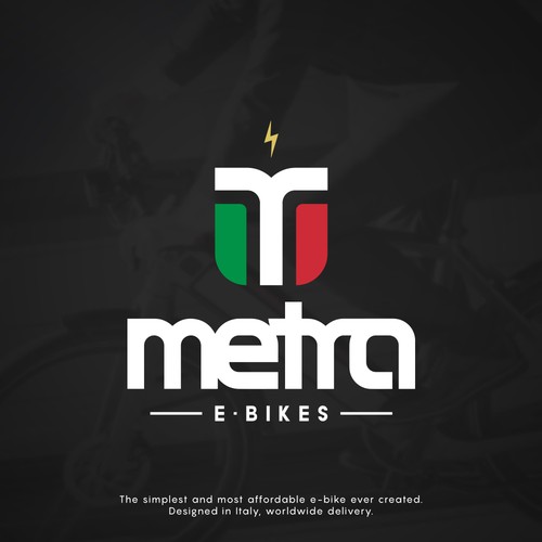 Italian design with the title 'Logo for an electric bike company'