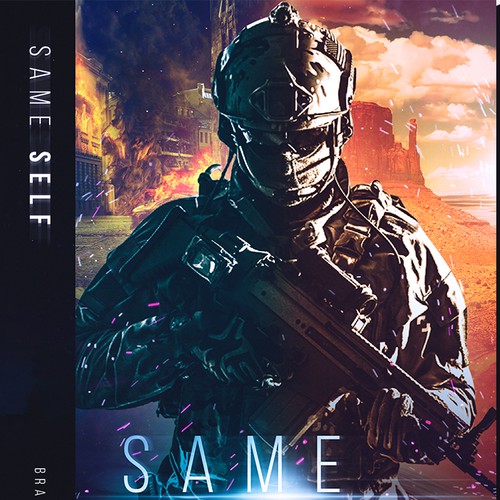 Military book cover with the title 'Same Self'