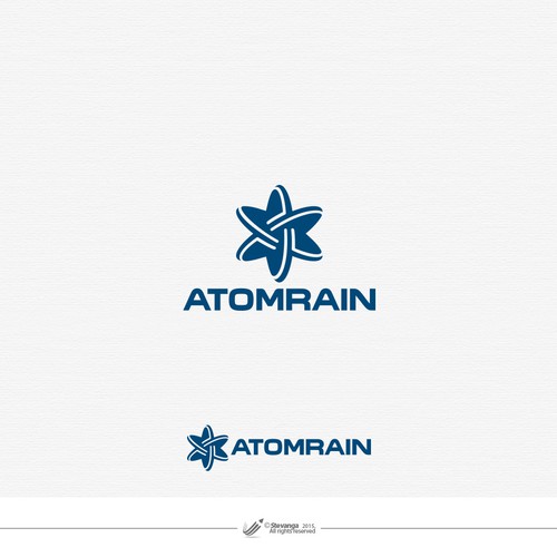 Atom design with the title 'Atom '