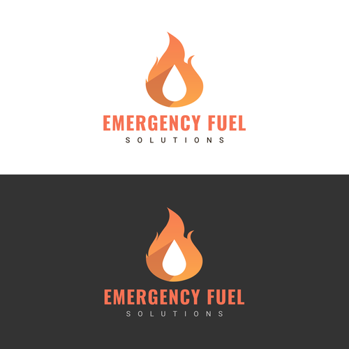 Fuel logo with the title 'Emergency Fuel Logo Design '